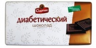 Шоколад "Спартак" горький диабетический с изомальтом 90г