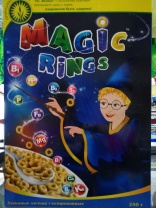 "Magic rings" злаковые кольца глазированные 250г 