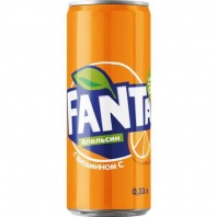 "Fanta" апельсин с витамином С 0.33л 