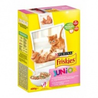 "Friskies" для котят с курицей, молоком и полезными овощами 400г
